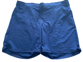 Lands&#39; End Sport Women&#39;s Blue Drawstring Shorts Size 22W - $346.60 MXN