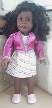 American Girl Just Like You #67 Doll Dark Skin Brown Hair Brown Eyes Truly Me U2 - £46.73 GBP