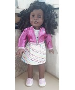 American Girl Just Like You #67 Doll Dark Skin Brown Hair Brown Eyes Tru... - £46.65 GBP