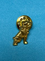 Goldtone Brutalist BULLDOG Lapel or Hat Pin or Tie Tac – 7/8th’s  x 0.5 inches - - £10.46 GBP