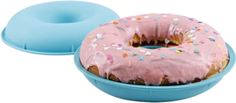 Webake Jumbo Silicone Donut Cake Pan Non-Stick Bagel Cake Mold 10 Inch S... - £17.60 GBP