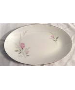 Relish Platter Pink Rose Sterling Rose by Diamond China  Vintage 10 Wide  - £14.50 GBP