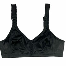 Bali Women&#39;s Bra #15763 Size 34B Black Underwire Satin Smooth - $17.28