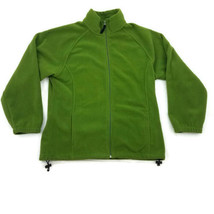 Bass Pro Shops Green Fleece L/S Zip Up Lightweight Outdoor Jacket Mens Large - £9.44 GBP