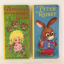 Vintage Peter Rabbit &amp; Goldilocks Louise Gordon Illustrated Hardcover Board Book - £10.27 GBP