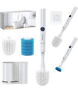 Electric Toilet Brush and Holder Set, Redagod Multi-Function Toilet Bowl... - $24.65