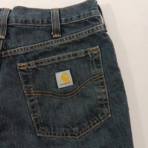 Carhartt BD1484-M Relaxed Fit Jeans Men’s Blue Cotton Blend Jeans Size (32×30) image 6