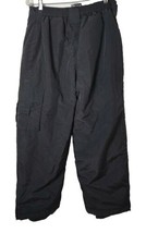 OP Men L black Long Winter Sport Ski Pants Polyester Filled Snow Pants  - £38.32 GBP