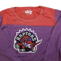 NBA Toronto Raptors Blindside Thermal Top Touch Womens Plus Size 4X Purple Red - £11.30 GBP
