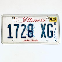 2006 United States Illinois Land of Lincoln B Truck License Plate 1728 XG - $16.27 CAD