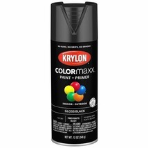 Spray Paint,Gloss,Black,12 Oz - $27.99