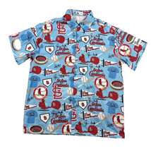 St Louis Cardinals SGA Stadium Give Away Shane Co Blue MLB Hawaian Shirt... - $14.84