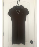 Vintage Tommy Hilfiger Women&#39;s Brown Polo Shirt Dress Size Small - $34.75