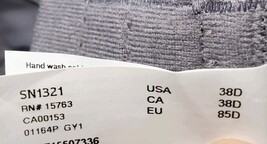 Maidenform Sweet Nothings 38D Fit Demi T-Shirt Bra Style SN1321 Steel Gray image 5