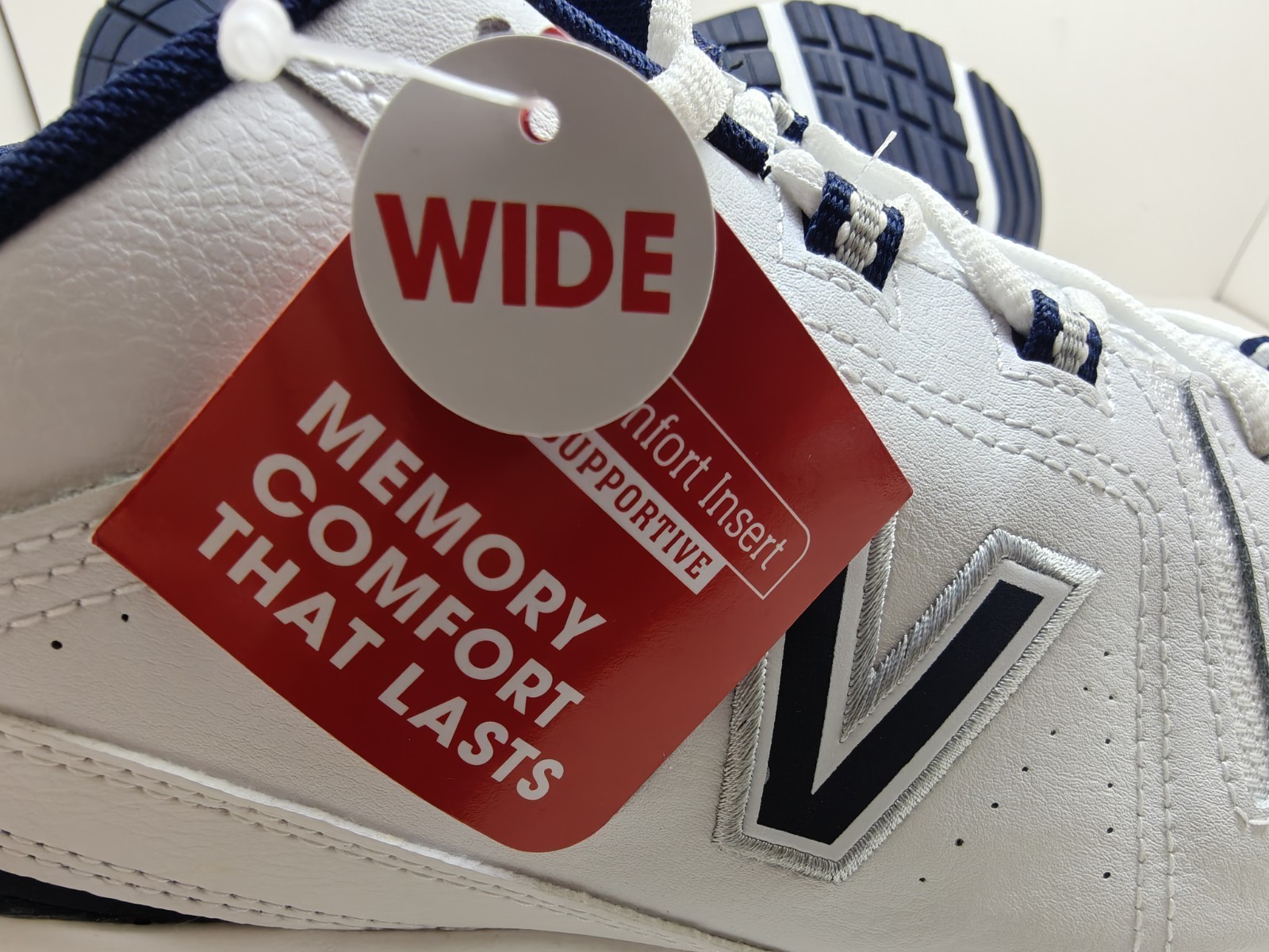 New Balance 608 2E Men's 13 White Blue Cross Trainer Sneaker Tennis Shoes  Item image 8