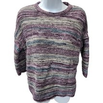 J. Jill Women’s Sweater Size S Petite Multicolor Knit 3/4 Sleeve Pullover - $18.99