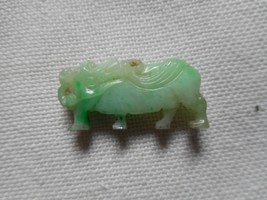 Antique carved jade jadeite pendant - mystique creature - £39.16 GBP