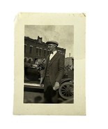 Vintage 1920&#39;s Budweiser Anheuser Busch Building Photo 20&#39;s Car Breweria... - $19.00