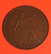 1929 UK Great Britain One 1 Penny - £6.29 GBP