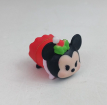 Jakks Disney Tsum Tsum Santa Minnie Vinyl 1.25&quot; Collectible Figure - $4.94