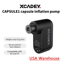 Xcadey CAPSULE 1 Mini Electric Cycling Tire Inflator Air Pump Rechargeable - £31.09 GBP