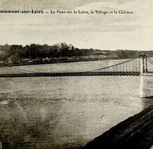 Bridge Over The Loire River Chaumont France 1910s Postcard PCBG12B - $19.99