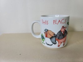 Russ Mug &quot;This Place is a Zoo&quot; Vintage 3 3/4 Inches - £12.37 GBP