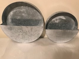 New Wall Pockets in distressed metal image 3