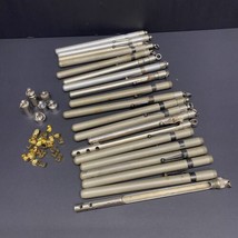 Vtg Thermometer Metal Tubes Cases Lot Of 20 W/ Twist Tops For Taylor/tycos - £35.69 GBP