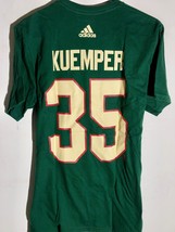 adidas  NHL T-Shirt Minnesota Wild Darcy Kuemper Green sz S - £4.69 GBP