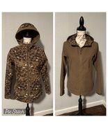 Columbia Titanium SMALL Soft Shell Fleece REVERSIBLE Camo Jacket Coat Ho... - $27.72