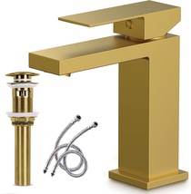 Vonvan Bathroom Sink Faucet, Solid Brass Bathroom Faucet, Single Hole Bathroom - £65.30 GBP