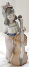 NAO by Lladro 1983 Girl Playing Cello #1879 NO Box Vintage Retired - $60.00