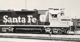 Atchison Topeka &amp; Santa Fe Railway Railroad ATSF #2802 GP35R Electromotive Photo - £9.48 GBP