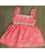 Baby Doll Sleeveless Checkered  Dress - $6.93