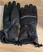 Winter Gloves Unisex 3M Thinsulate Thermal Ski Gloves Black Size Large NWT - £14.18 GBP
