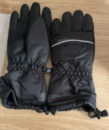 Winter Gloves Unisex 3M Thinsulate Thermal Ski Gloves Black Size Large NWT - $17.74