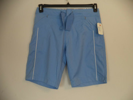 Misses Blue Bold Spirit Bermuda Shorts. Size S. 100% Polyester - $17.82