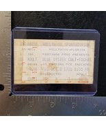 BLUE OYSTER CULT - VINTAGE OCT. 9, 1981 HOLLYWOOD, FLORIDA CONCERT TICKE... - $10.00