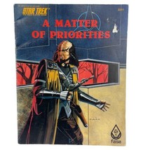 FASA Star Trek RPG Matter of Priorities Please see photos for condition  - $18.80