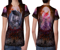 bloodborne hollow moon Womens Printed T-Shirt Tee - $14.53+