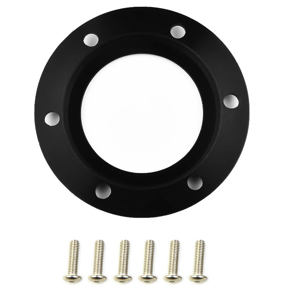 Black Steering Wheel Horn Button Center Ring for MOMO/NRG - Replaces Racing 12 - £14.42 GBP