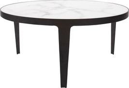 Coffee Table Cocktail Howard Elliott Costa Modern Contemporary White Glass - £1,581.92 GBP
