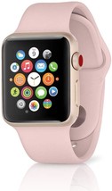 Apple Watch Series 3 42mm Smartwatch (GPS + Cellular, Gold Aluminum Case, Pink S - $399.98