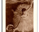 RPPC End of Arabesque Painting By Edgar Degas UNP Postcard F22 - $4.90