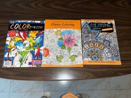 3 Adult Coloring Books - £7.82 GBP