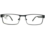 Robert Mitchel Eyeglasses Frames RM 202125 BK Black Rectangular 55-17-140 - £59.98 GBP