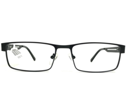 Robert Mitchel Eyeglasses Frames RM 202125 BK Black Rectangular 55-17-140 - £58.52 GBP
