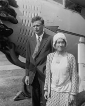 Aviator Charles Lindbergh with wife Anne Morrow Lindbergh 1929 Photo Print - £6.93 GBP+