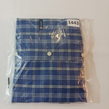 Chaps Men's Blue & Yellow Cotton Check Button-Down Collar Shirt Long Sleeve L image 15